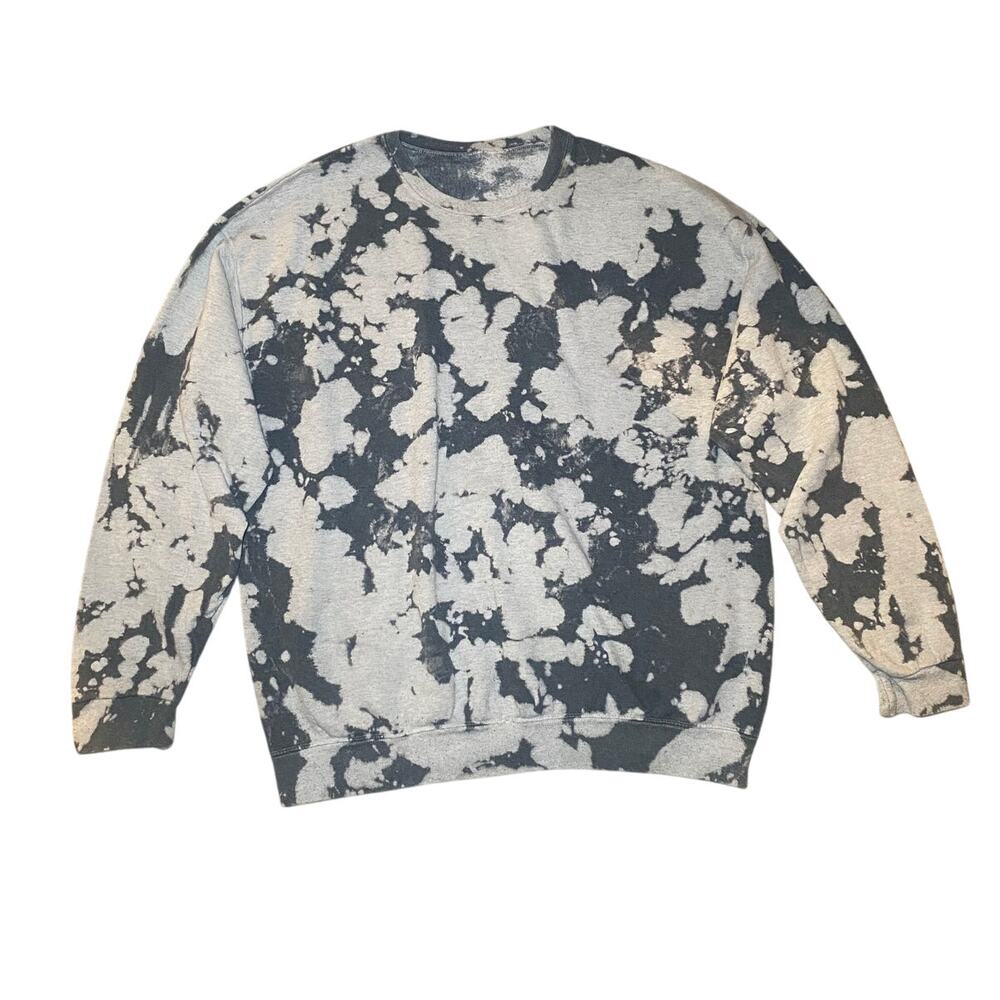 Urban Outfitters - Grey Tie Dye - Crew Neck Sweatshirt